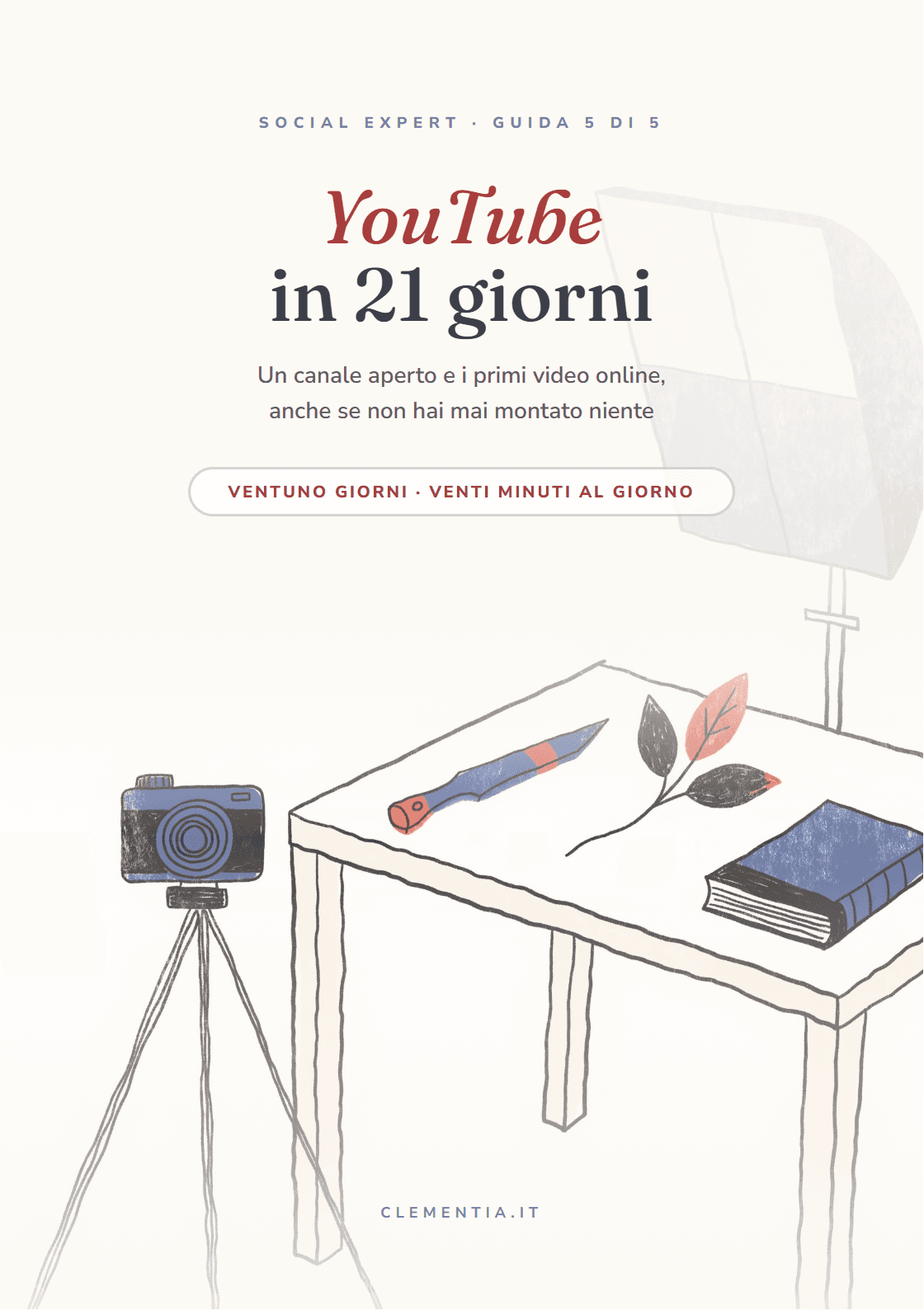 Copertina di YouTube in 21 giorni